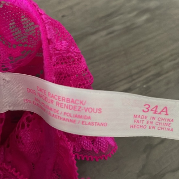 Victoria’s Secret “Date” Racerback Pushup Bra- 34A - Picture 3 of 4